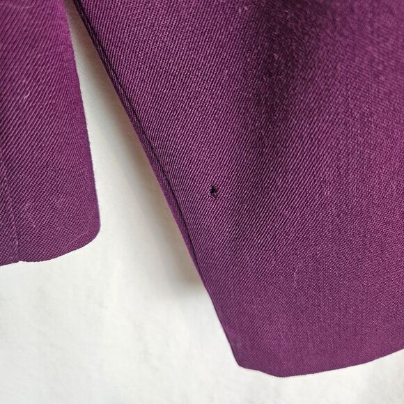 David Brooks 100% wool vintage skirt blazer suit purple black silver, size 10‎ - Picture 12 of 12